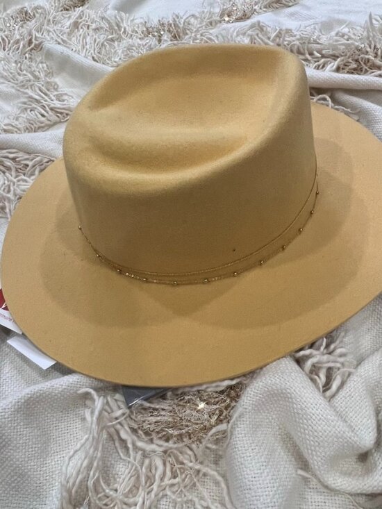 Van Palma Chain Detail Fedora Hat main image 2